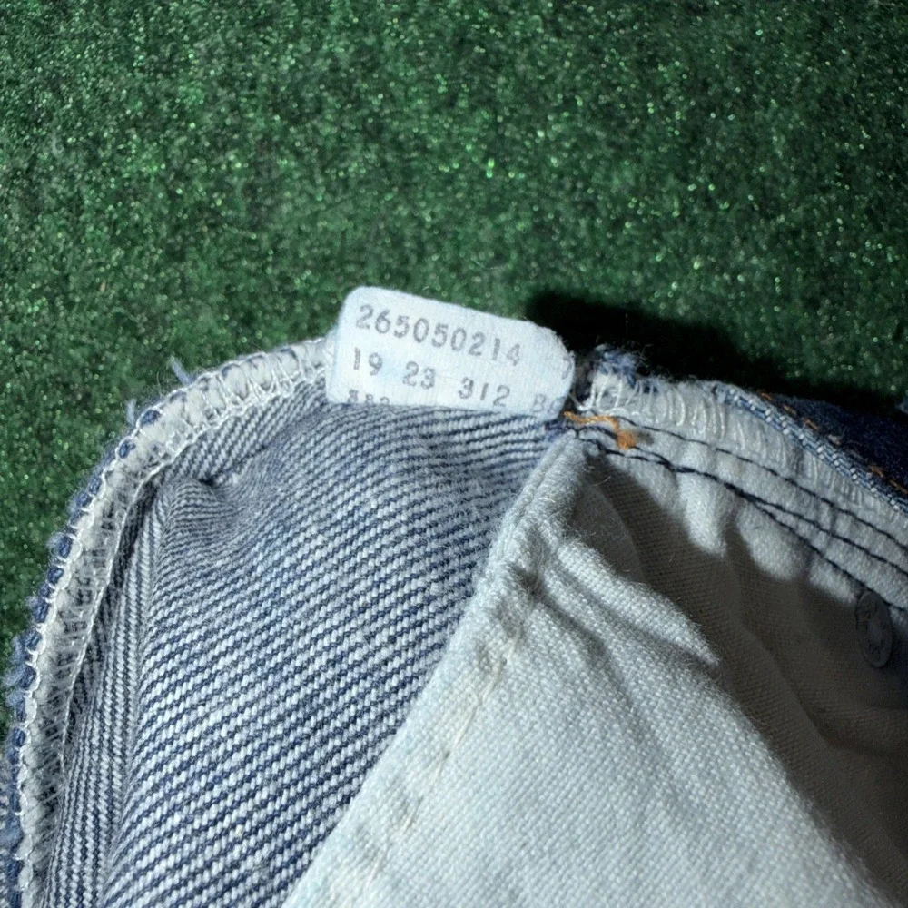 Vintage 1993 Levi's 505 Reg Fit Made In USA Jeans Mens 25x33 Dark Wash Jeans